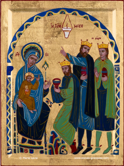 La Nativité. L’adoration des rois mages - τα Χριστούγεννα Μάγοι (gr.)